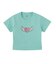 HEART WING SHINY LOGO S/S CROPPED TEE