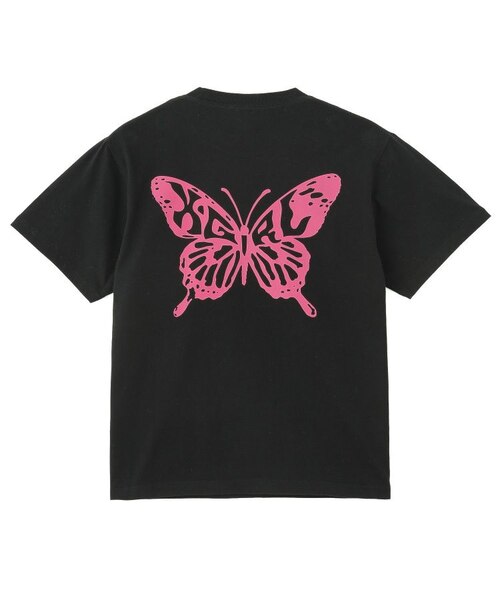 BUTTERFLY SILHOUETTE LOGO S/S TEE｜エックスガールの通販｜&mall