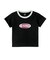 GRADATION GLITTER OVAL LOGO S/S BABY TEE