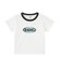 GRADATION GLITTER OVAL LOGO S/S BABY TEE