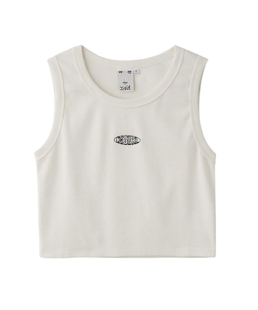 OUTLINE OVAL LOGO TANK TOP