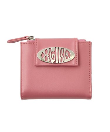 METAL OVAL LOGO BUCKLE WALLET