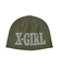 RHINESTONE ROMAN TYPE LOGO BEANIE