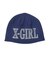 RHINESTONE ROMAN TYPE LOGO BEANIE