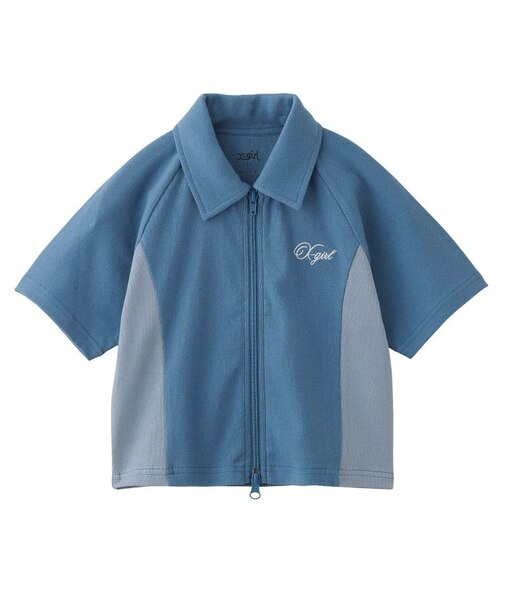 SCRIPT LOGO ZIP UP TOP