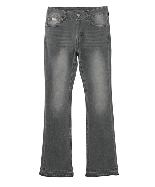 BUTTERFLY POCKET SKINNY DENIM PANTS