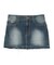 BUTTERFLY POCKET DENIM MINI SKIRT