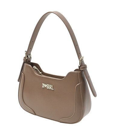 RHINESTONE LABEL HANDBAG