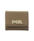 RHINESTONE LABEL MINI WALLET