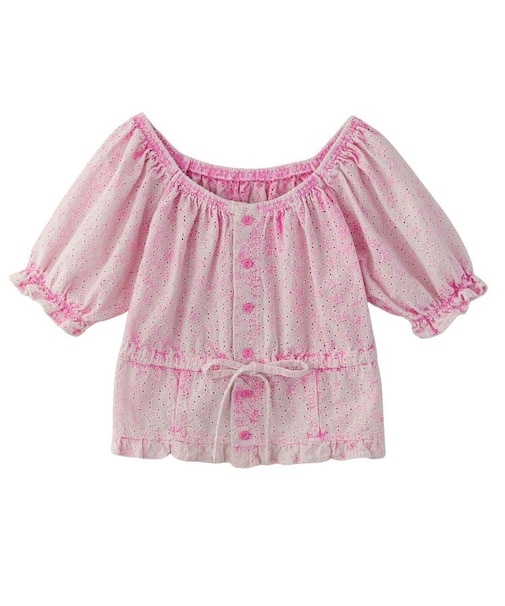 FADED LACE BLOUSE