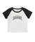 GRADATION GLITTER LOGO S/S RAGLAN BABY TEE