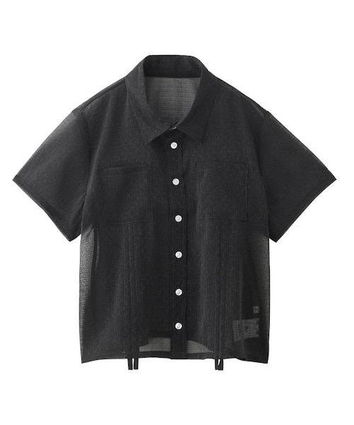 FRONT DRAWSTRING S/S SHIRT｜エックスガールの通販｜&mall