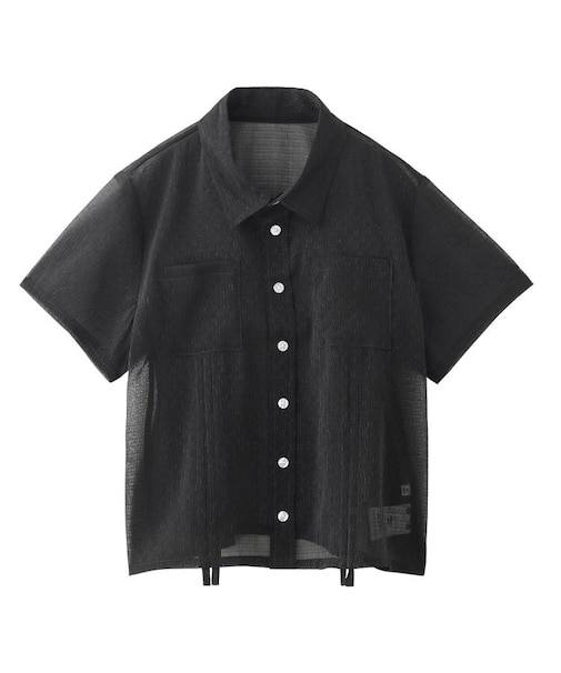 FRONT DRAWSTRING S/S SHIRT