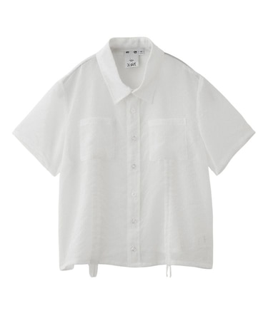 FRONT DRAWSTRING S/S SHIRT