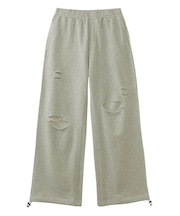 DISTRESSED SWEAT PANTS