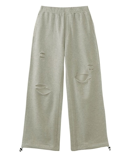 DISTRESSED SWEAT PANTS
