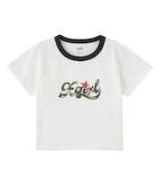 STAR CAMO LOGO S/S CROPPED TEE