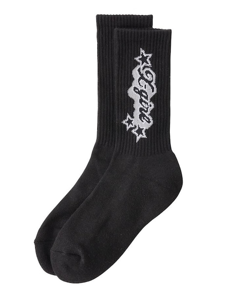 FLYING STARS LOGO RIB SOCKS