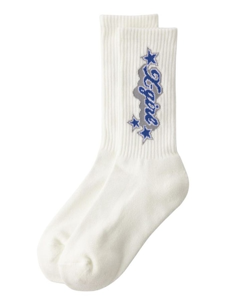 FLYING STARS LOGO RIB SOCKS