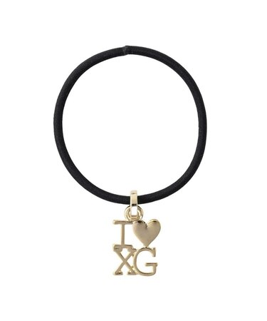 I LOVE XG LOGO HAIR TIE