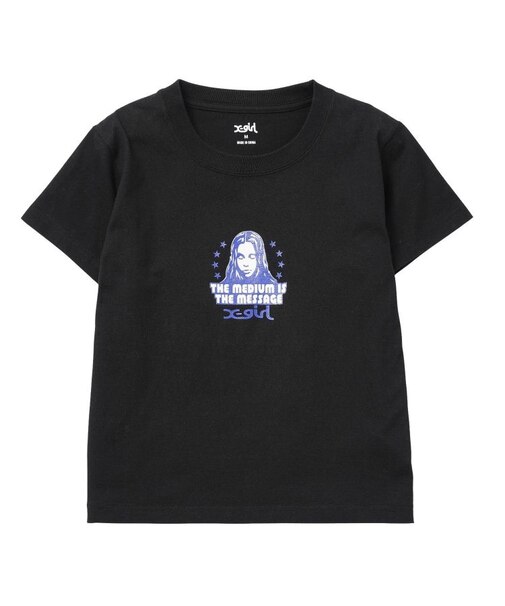 STAR AND FACE S/S BABY TEE
