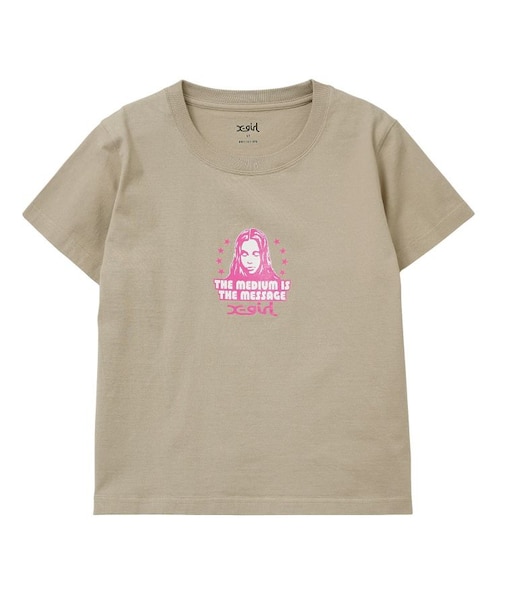 STAR AND FACE S/S BABY TEE