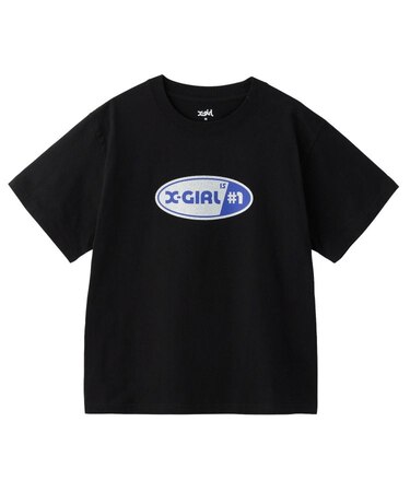 NUMBER 1 GLITTER OVAL LOGO S/S TEE