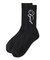 PENCIL SCRIPT LOGO RIB SOCKS