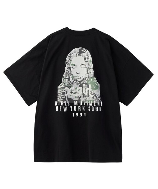 COLLAGE CAMO FACE S/S BIG TEE DRESS