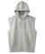 DISTRESSED CIRCLE LOGO ZIP UP SWEAT VEST