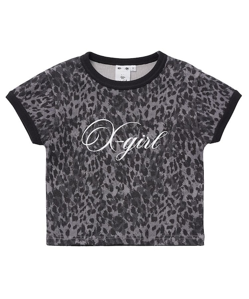 Babylclub Leopard logo string tee 黒 babylclub leopard logo string tee 黒