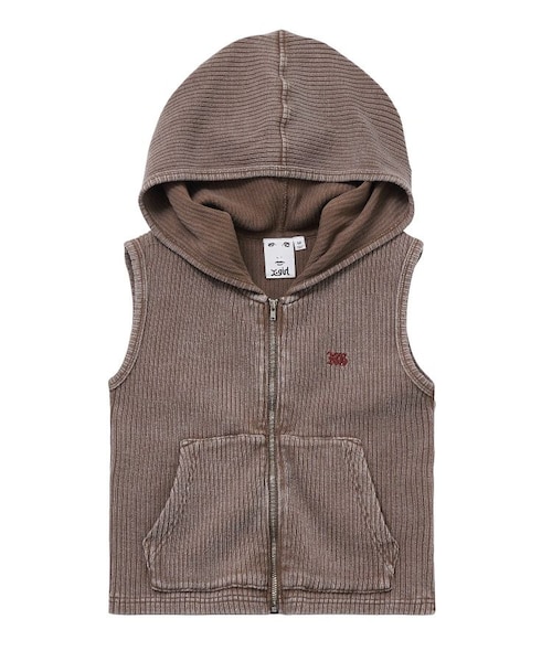 FADED ZIP UP HOODIE｜エックスガールの通販｜&mall（アンドモール