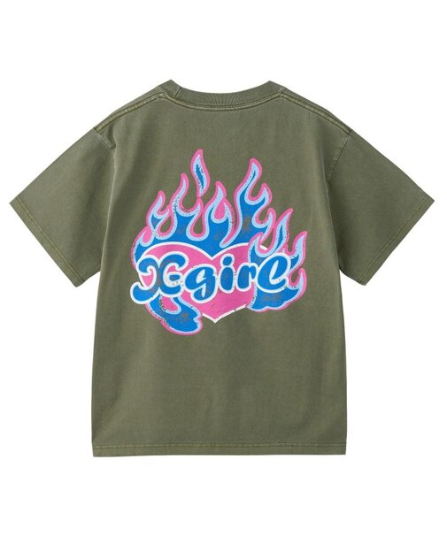 FIRE HEART LOGO S/S TEE