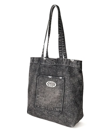 POCKET DENIM TOTE BAG