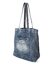 POCKET DENIM TOTE BAG