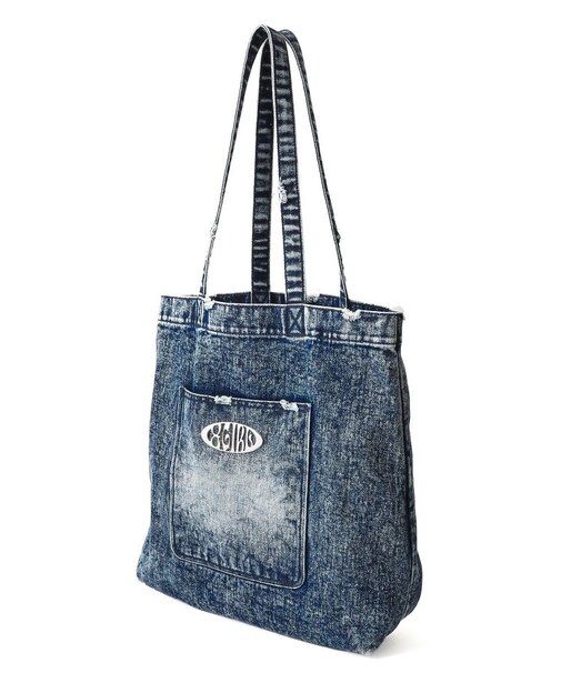 POCKET DENIM TOTE BAG