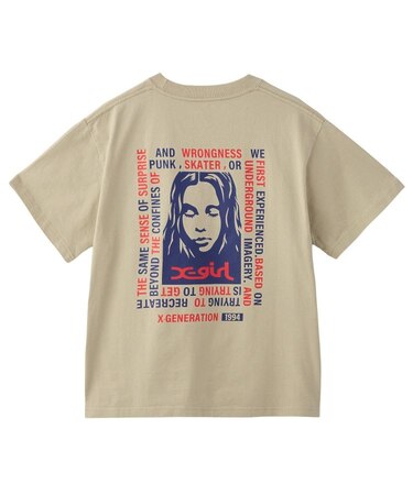 MESSAGE BOX FRAMED FACE S/S TEE