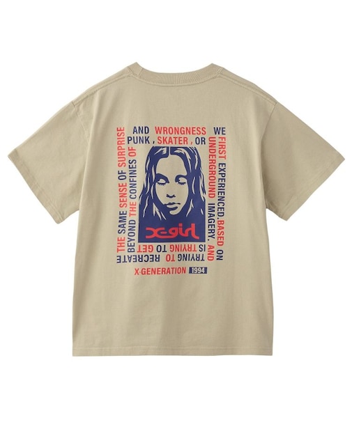 MESSAGE BOX FRAMED FACE S/S TEE