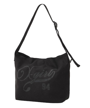 LOGO AND NUMBER MESSENGER BAG