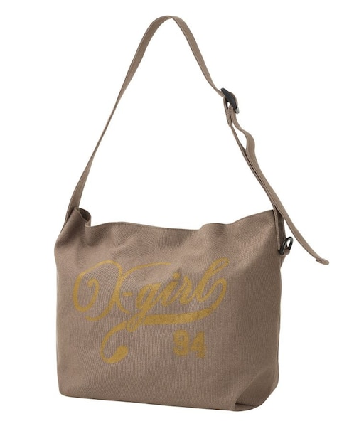 LOGO AND NUMBER MESSENGER BAG
