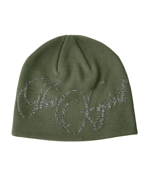 GLITTER LOGO BEANIE