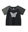 GLITTER BUTTERFLY RAGLAN S/S BABY TEE