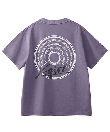 PIGMENT DYED CIRCLE TEXT LOGO S/S TEE