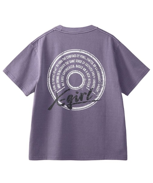 PIGMENT DYED CIRCLE TEXT LOGO S/S TEE