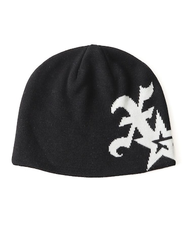 XG STAR LOGO JACQUARD BEANIE