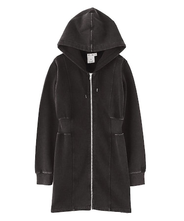 DUSTY ZIP UP SWEAT HOODIE DRESS