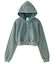 DUSTY COMPACT ZIP UP SWEAT HOODIE