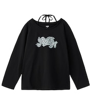 STAR LOGO HALTERNECK L/S TEE