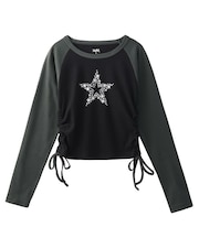 SHINY STAR RAGRAN L/S BABY TOP