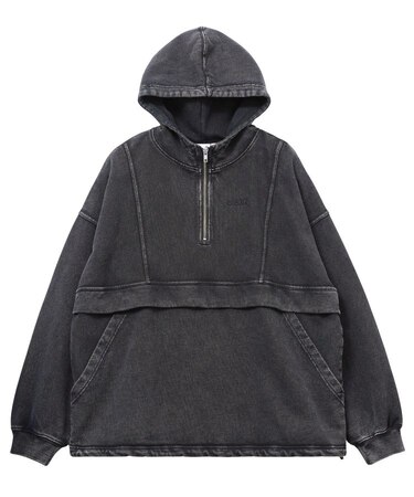 FADED SWEAT ANORAK PARKA